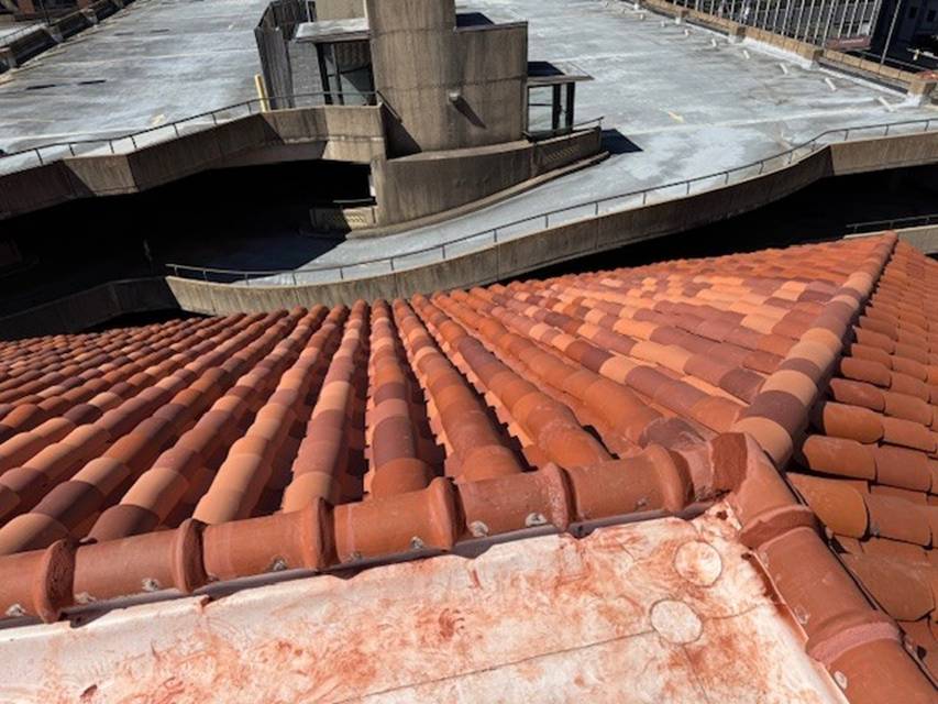 Downtown Branch Clay Roof Completed Downtown Branch Clay Roof Completed